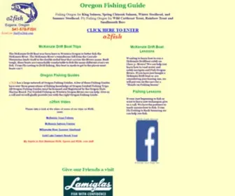 O2Fish.com(Oregon Fishing Guides) Screenshot