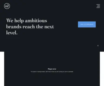 O2Ideas.com(We help ambitious brands reach the next level) Screenshot