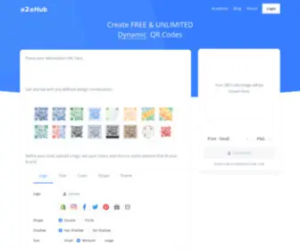 O2Ohub.com(Free Dynamic QR Code Generator) Screenshot