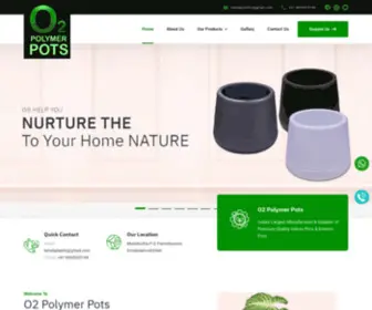 O2Polymerpots.com(O2 Polymer Pots) Screenshot