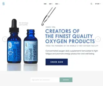 O2Spabar.com(Founders of the world's first oxygen bar since 1996) Screenshot