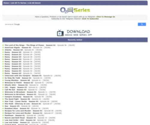 O2TV.org(O2TvSeries) Screenshot