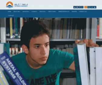 O6U.edu.eg(O6U UNIVERSITY) Screenshot