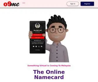 O9ME.com(Malaysia's First Virtual Namecard) Screenshot
