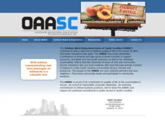 Oaa-SC.com(Outdoor Advertising Association of South Carolina) Screenshot