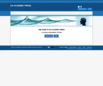 OaacademicPress.com(OA Academic Press) Screenshot