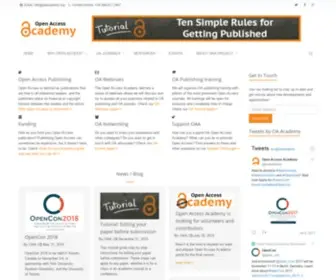 Oaacademy.org(Open Access Academy) Screenshot