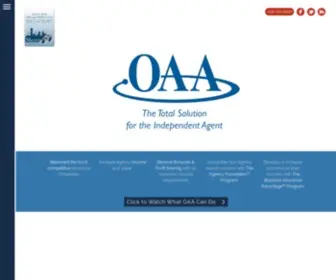 Oaaonline.net(Solutions for Independent Insurance Agents) Screenshot