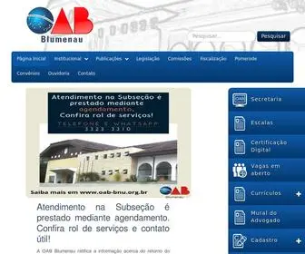 Oab-Bnu.org.br(Página Inicial) Screenshot