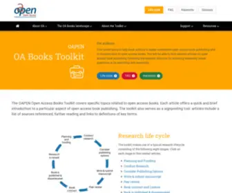 Oabooks-Toolkit.org(OA Books Toolkit) Screenshot