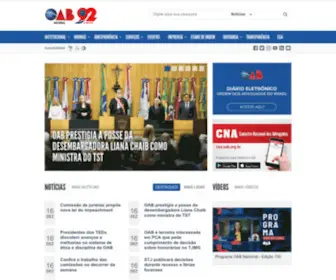 Oab.org.br(Ordem dos Advogados do Brasil) Screenshot