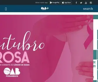 Oabpe.org.br(Portal da Ordem dos Advogados de Pernambuco) Screenshot