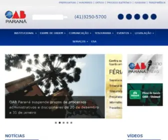 Oabpr.com.br(Ordem dos Advogados do Brasil) Screenshot