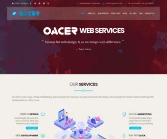 Oacer.com(Oacer web development services) Screenshot