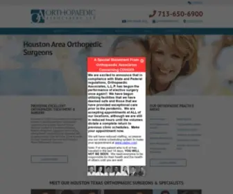 Oadoc.com(Orthopaedic Surgery Specialists in Houston) Screenshot