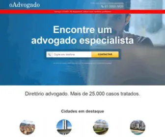 Oadvogado.com(Advogados Brasil) Screenshot