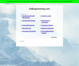 Oaengineering.com(Lab Support) Screenshot