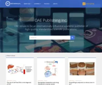 Oaepublish.com(OAE Publishing Inc) Screenshot