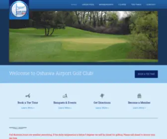 Oagc.ca(Oshawa Airport Golf Club) Screenshot