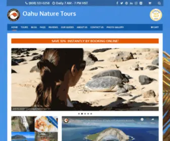 Oahunaturetours.com(Hawaii Tours on Oahu) Screenshot