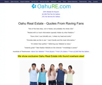 Oahure.com(Oahu Real Estate For Sale Including Exclusive Property Details) Screenshot