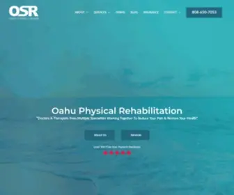 Oahuspineandrehab.com(Oahu Spine & Rehabilitation) Screenshot