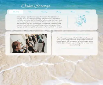 Oahustrings.com(Oahu Strings) Screenshot