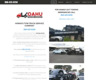 Oahutowingcompany.com(Oahu Towing Company) Screenshot