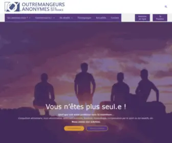 Oainfos.org(Outremangeurs Anonymes (Overeaters Anonymous)) Screenshot