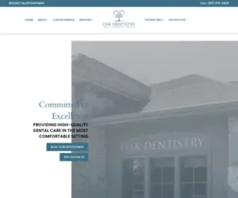 Oak-Dentistry.com(Dentist in Arlington) Screenshot