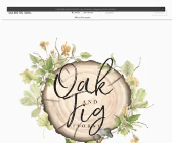 Oakandfigfloral.com(Oak and Fig Floral Buckley) Screenshot