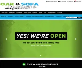 Oakandsofaliquidators.com(Outstanding Home Furniture Store Offering Big Savings) Screenshot