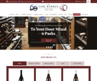 Oakbarrel.com.au(Spirits Shop & Alcohol Store) Screenshot