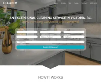 Oakbayclean.com(Oak Bay Clean) Screenshot