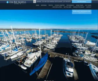 Oakbaymarina.com(The Oak Bay Marina) Screenshot