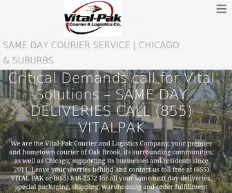 Oakbrookcourier.com(SAME DAY Courier Service) Screenshot