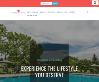 Oakbrookheights.com(Oak Brook Heights Apartment Homes in Westmont) Screenshot