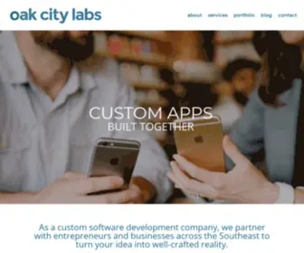 Oakcity.io(App and Software Development) Screenshot