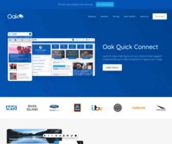 Oak.com(Cloud Based Intranet Software) Screenshot
