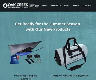 Oakcreekoutdoor.com(Oak Creek Outdoor Supply) Screenshot