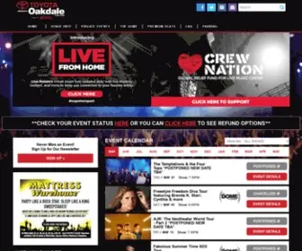 Oakdale.com(Oakdale Theatre) Screenshot
