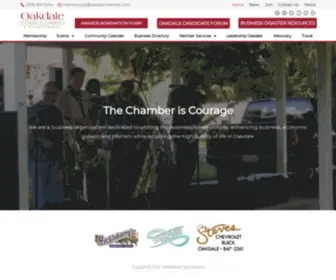 Oakdalechamber.com(Oakdale Chamber of Commerce) Screenshot