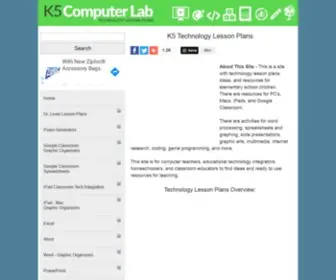 Oakdome.com(K5 Technology Lesson Plans) Screenshot