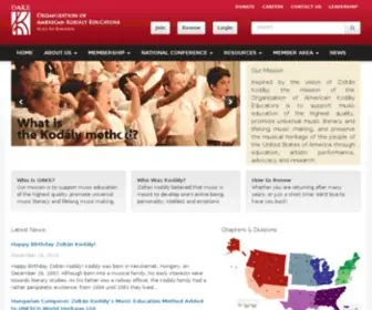 Oake.org(Kodály) Screenshot