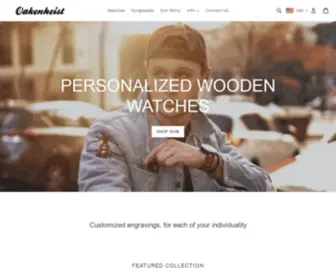 Oakenheist.com(Handmade Personalized Wrist Watch) Screenshot