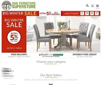 Oakfurnituresuperstore.co.uk(Oak Furniture Superstore) Screenshot