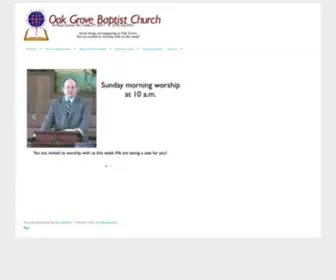 Oakgrovebaptistchurch.com(45 Floyd Sumner Rd) Screenshot