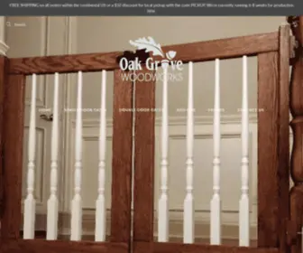 Oakgrovewoodworks.com(Oak Grove Woodworks) Screenshot