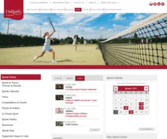 Oakhamschoolsport.co.uk(Oakham School) Screenshot