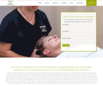 Oakhavenmassage.com(Oak haven massage focuses on two things) Screenshot